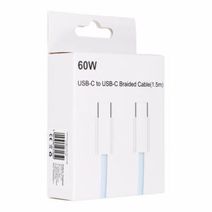 Kaabel Type C to Type C PD QC3.0 3A 60W C263 1,5 m sinine
