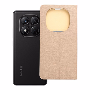 LUNA Book kuldne jaoks XIAOMI Redmi Note 14 PRO 5G / 14 PRO PLUS 5G kuldne