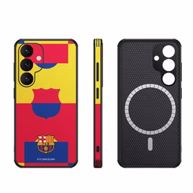 FC Barcelona ümbris Samsung Galaxy S25 magnetiline ümbris MagSafe OOCFCBMCS25MF MF