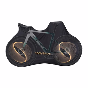Rockbros D97 elastne kate 24"-29" elektri-, gravel- ja mägijalgratastele ning 700C maanteejalgratastele - must