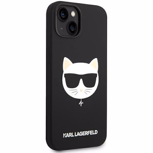 Karl Lagerfeld KLHMP14MSLCHBK iPhone 14 Plus 6.7 "hardcase must / must Silicone Choupette Head Magsafe