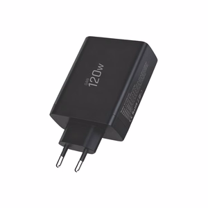 Tech-Protect NC120W-GAN 4-portiline 120W seinalaadija - must