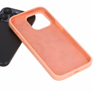 Silicone Lite Ümbris jaoks Iphone 16e peach