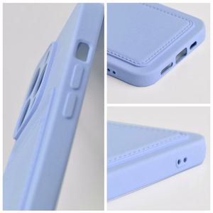 Ümbris jaoks iPhone 15 PRO Card Ümbris lilla