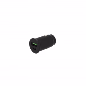 SEEK TOTI 30W Type-C + USB-A автомобильное быстрое зарядное устройство, черный