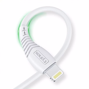 CABLE T-PHOX NATURE LIGHTNING WHITE 1.2M 3A
