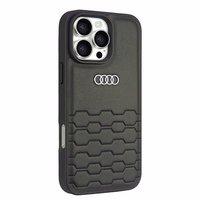 Audi Synthetic Leather iPhone 16 Pro Max 6.9" must/must hardcase AU-TPUPCIP16PM-GT/D2-BK
