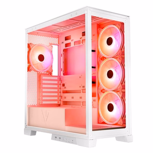 Modecom Volcano SPACE APEX ARGB MIDI Midi Tower valge