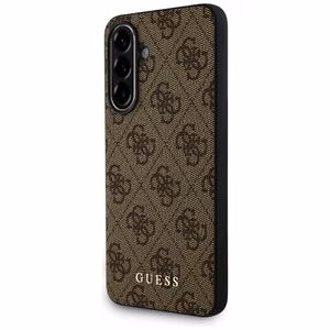 Guess 4G Metal Kuldne Logo Ümbris jaoks Samsung Galaxy A36 - Brown