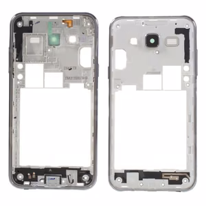 Keskmise korpuse Samsung J500 J5 2015 hall (must) summeri ja külgklahvidega originaal (kasutatud Grade B)