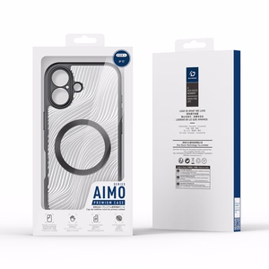 Чехол Dux Ducis Aimo Mag совместимый с MagSafe для iPhone 17 чёрный