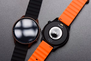 Strap to Samsung Galaxy Watch Forcell Forcell F-Design FS01 silicone holes 22 mm orange