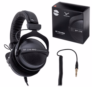 Beyerdynamic DT 770 PRO 250 Ohm Limited Edition kinnised stuudiokõrvaklapid, mustad