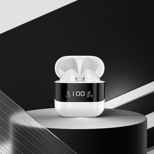Bluetooth vabakäeseade Dudao U15S Valge (LED-ekraaniga)