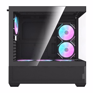 Darkflash DS900 AIR computer ümbris (must) + 6 ARGB fans