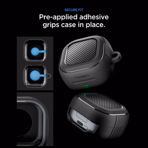 Spigen Rugged Armor ümbris Samsung Galaxy Buds 4 / 4 Pro - Matte must