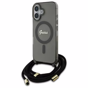 Guess Crossbody Cord Script MagSafe iPhone 16 Ümbris - must