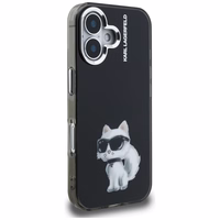 Karl Lagerfeld IML Aquarelle Choupette & Logo iPhone 16 Ümbris - must