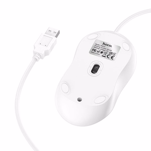 Juhtmega hiir Hoco USB A 1600 dpi GM13 valge