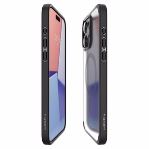 Spigen Чехол Ultra Hybrid Mag совместимый с MagSafe для iPhone 16 Pro морозный чёрный