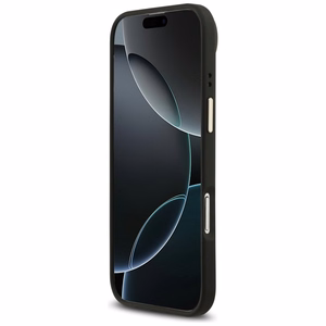 GUESS ümbris jaoks IPHONE 17 Air compatible with MagSafe GUHMP17MP4GRMDEK (PU W/ 4G Strass Logo) must