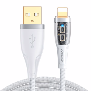 Kaabel to USB-A / Lightning / 2.4A / 1.2m Joyroom S-UL012A3 (valge)