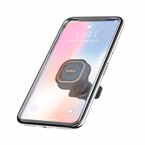 Car phone Hoidja Hoco CA52 jaoks using on ventilation grille, magnetic, must-hall