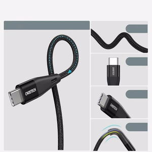 USB kaabel Choetech XCC-1003 must Type-C / Type-C 120cm