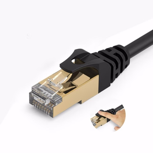 Orico PUG-C7 CAT7 10Gbps RJ45 Ethernet Network Cable Internet LAN Round 30m - Black