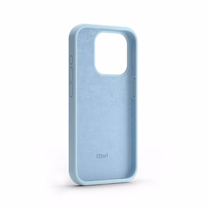 Etteri Силиконовый Mag чехол для iPhone 15 Pro Max 6,7" светло-голубой