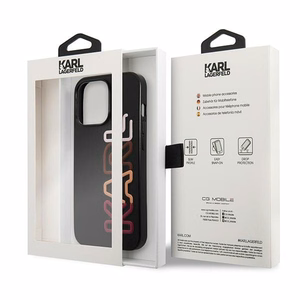 Karl Lagerfeld Multipink Brand чехол для iPhone 13 Pro / iPhone 13 - чёрный