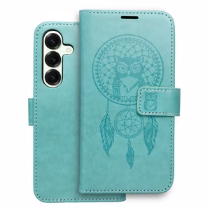 MEZZO Book ümbris jaoks SAMSUNG S25 dreamcatcher roheline