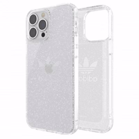 Adidas OR kaitsev läbipaistev ümbris Glitter iPhone 13 Pro Max'ile - läbipaistev hõbedane