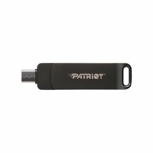 USB mälupulk PATRIOT Rage R550 32GB 100 MB/S USB A+C pöörduv (PE32GR550DSAD) must