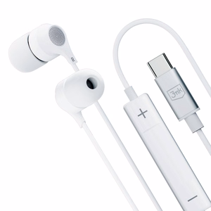 Kõrvaklapid 3mk Wired Kõrvaklapid USB-C valge