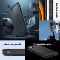 SPIGEN ümbris TOUGH ARMOR jaoks SAMSUNG Xcover 7 must