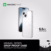 Amazing Thing Minimal Ümbris 6.6FT IP156.7MINCL jaoks Iphone 15 Plus läbipaistev