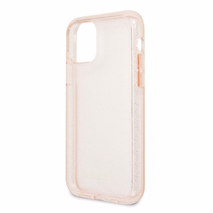 Guess GUHCN65PCGLPI iPhone 11 Pro Max roosa/roosa kõva ümbris Glitter