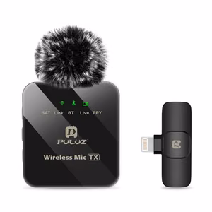 Wireless Lavalier Microphone for iPhone / iPad, 8-Pin Receiver