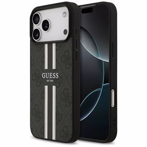 GUESS ümbris jaoks IPHONE 17 Pro Max compatible with MagSafe GUHMP17XP4RPSK (4G Printed Stripes) must