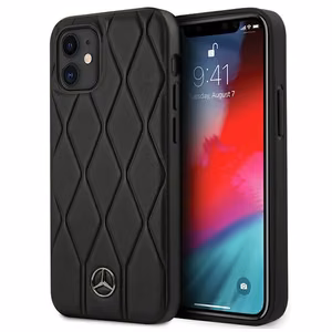 Mercedes Wave Line ümbris iPhone 12 mini jaoks - must