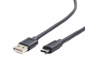 Gembird USB-A/USB-C, 1m USB cable USB 2.0 USB A USB C must