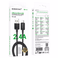 Borofone Kaabel BX120 Placer - USB to Micro USB - 2,4A 1 metre must