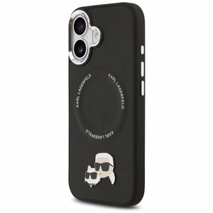 KARL LAGERFELD ümbris jaoks IPHONE 17 compatible with MagSafe KLHMP17SPSMLRKCK (PU K&C Pins) must