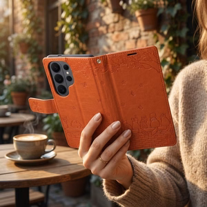 MEZZO Book Ümbris SAMSUNG A37 kassid pruun