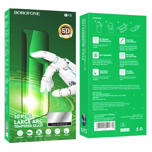 Borofone BF8 Diamond Armor 5D karastatud klaas iPhone 14 Pro (10 tk komplekt)