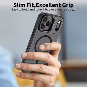 Tech-Protect MagStand MagSafe Ümbris jaoks iPhone 17 Pro Max - Matt Must