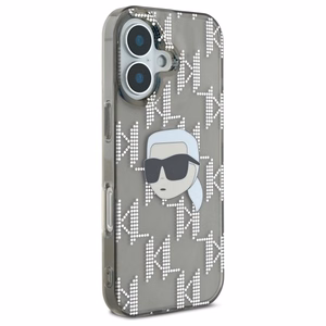 Karl Lagerfeld IML Karl Head Electroplated iPhone 16 Ümbris - must