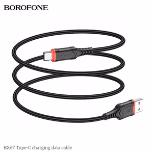 USB Cable Hoco "BX67" Black "Type-C" 100cm