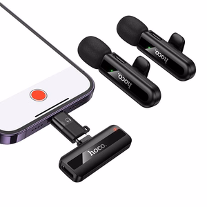 Wireless microphone set Hoco L20A USB-C/Lightning must